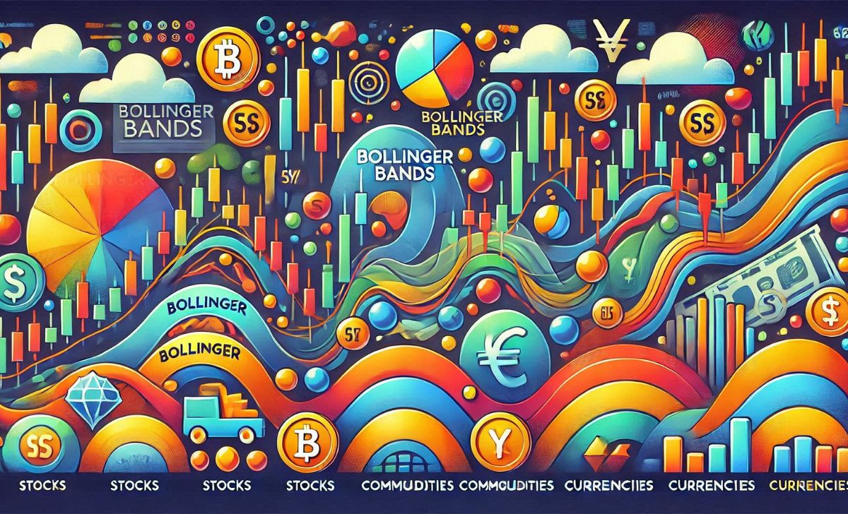 Bollinger Bands can be applied across various markets to analyze volatility and identify trends