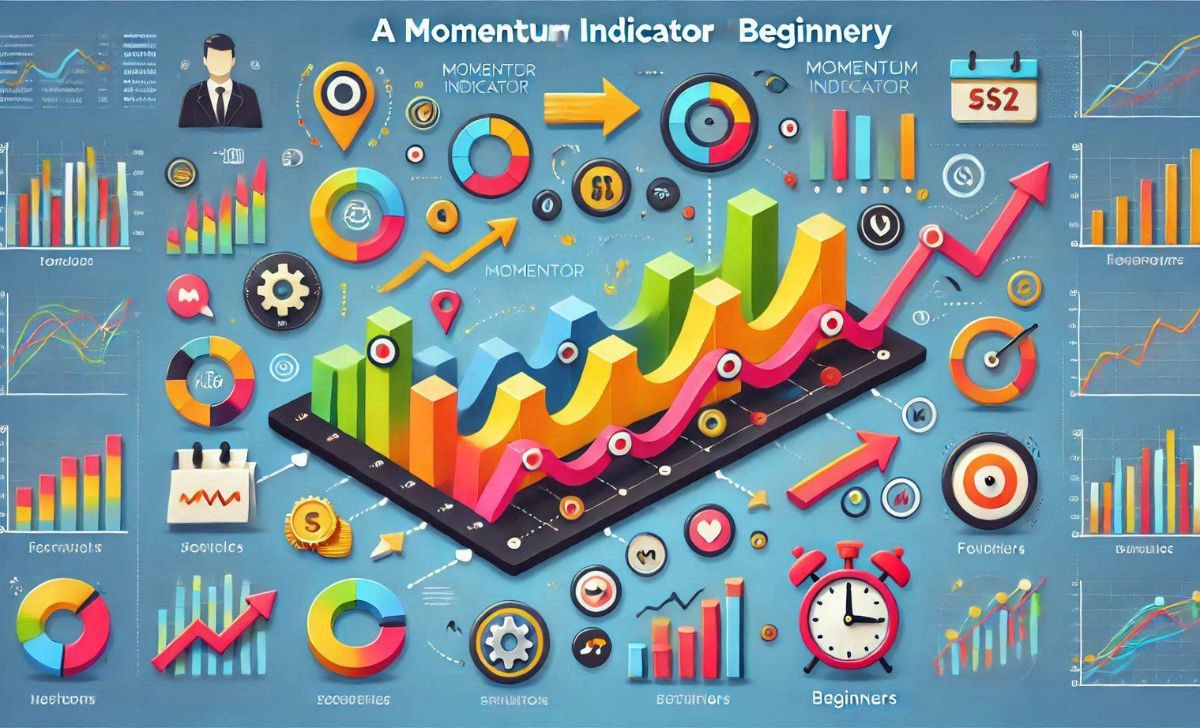 The Momentum Indicator helps beginners identify trends and choose entry points for trades.