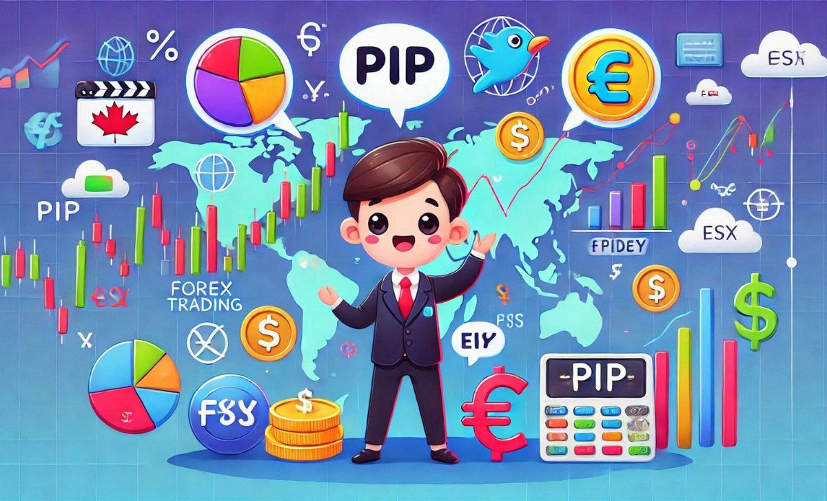 A pip in forex is the smallest price movement, usually 0.0001, in a currency pair