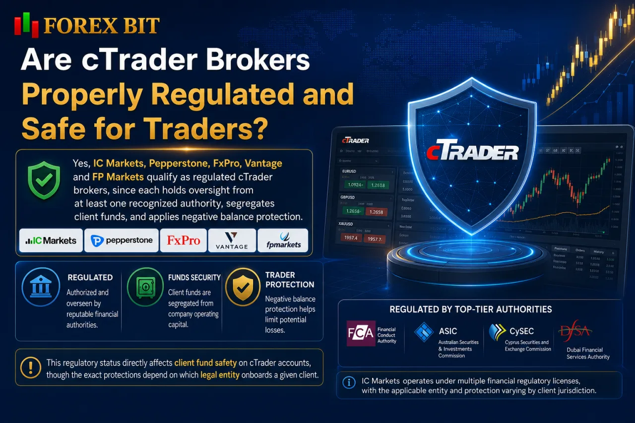 Are cTrader Brokers Properly Regulated and Safe for Traders