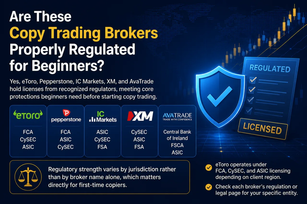 Are These Copy Trading Brokers Properly Regulated for Beginners Are These Copy Trading Brokers Properly Regulated for Beginners