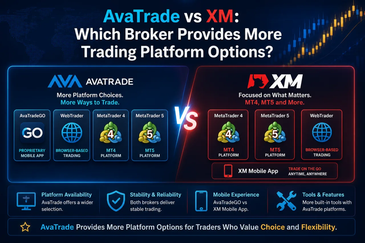 AvaTrade vs XM: Which Broker Provides More Trading Platform Options AvaTrade vs XM: Which Broker Provides More Trading Platform Options