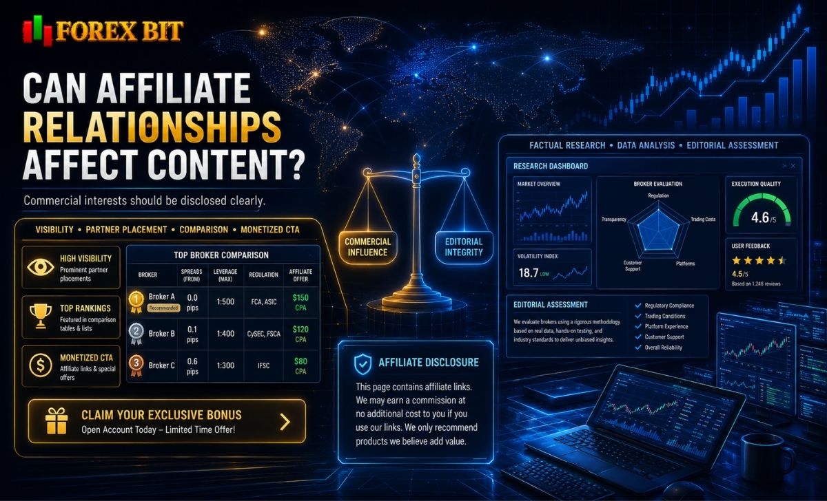 Can Affiliate Relationships Affect Forex Bit Content?