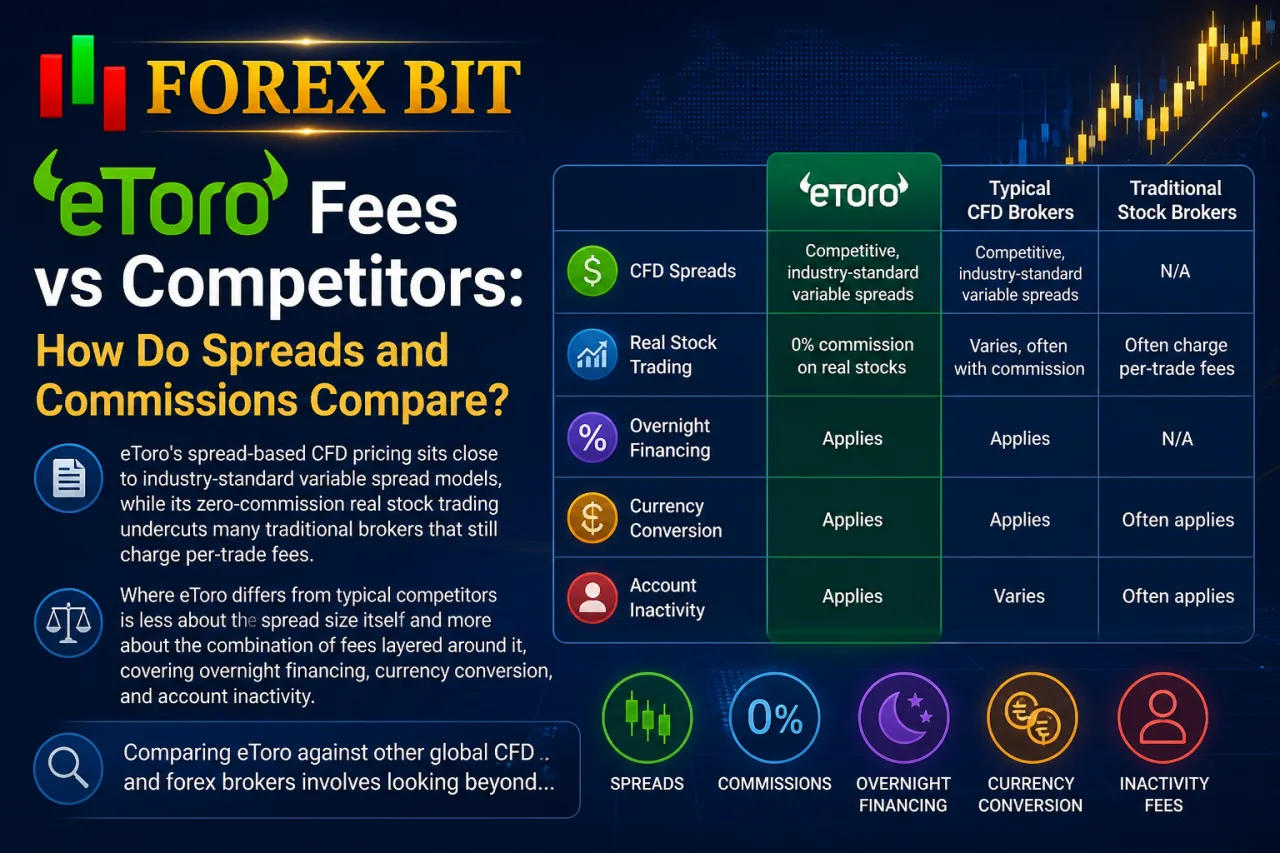 eToro Fees vs Competitors: How Do Spreads and Commissions Compare