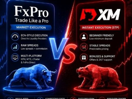 FxPro vs XM: Execution Model & Account Comparison 2026