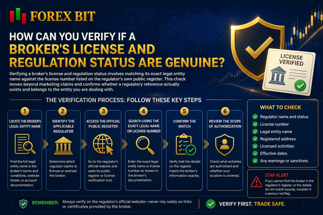 How Can You Verify If a Broker's License and Regulation Status Are Genuine How Can You Verify If a Broker's License and Regulation Status Are Genuine