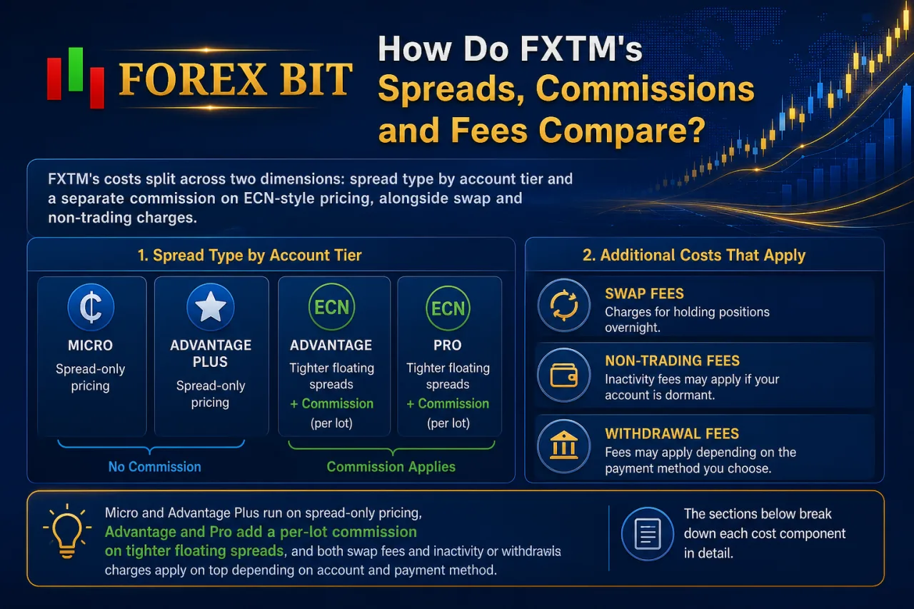 How Do FXTM's Spreads, Commissions and Fees Compare