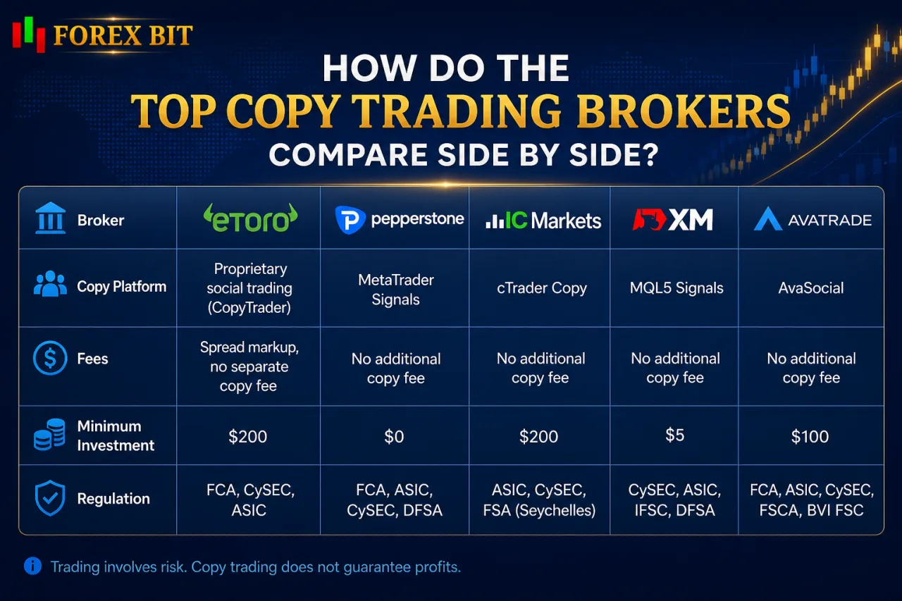 How Do the Top Copy Trading Brokers Compare Side by Side How Do the Top Copy Trading Brokers Compare Side by Side