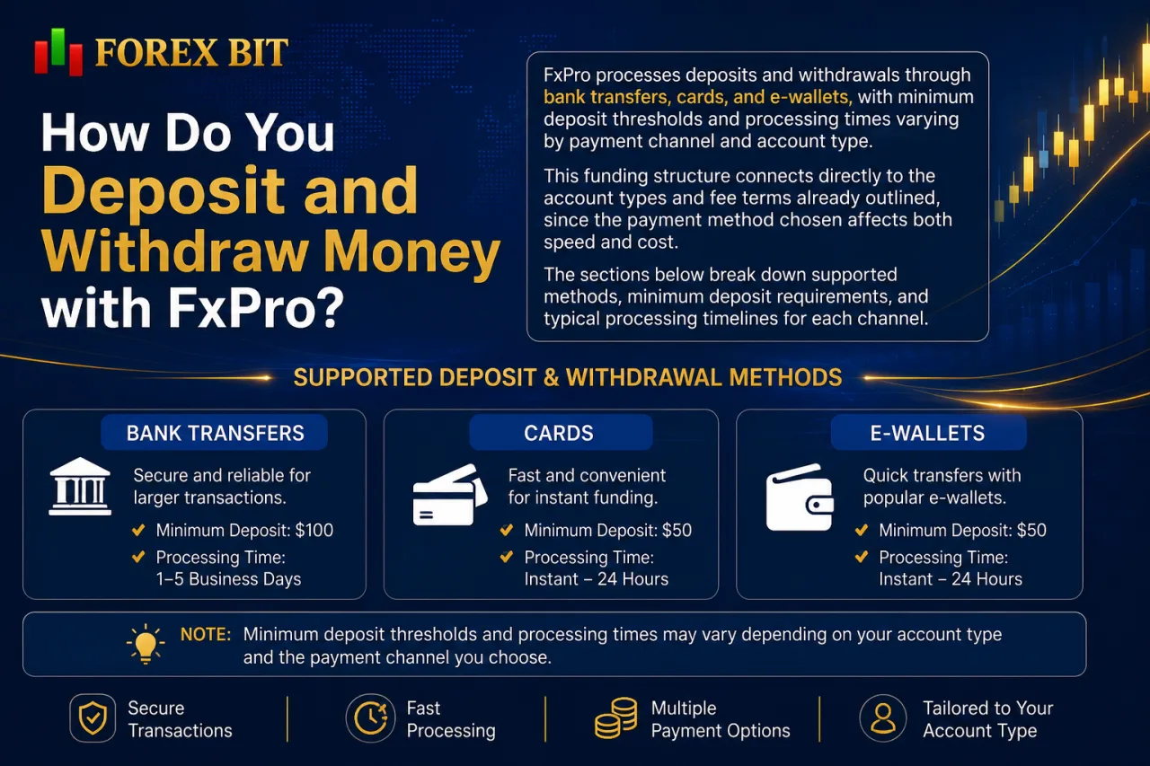 How Do You Deposit and Withdraw Money with FxPro