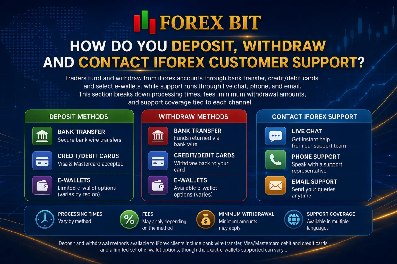 How Do You Deposit, Withdraw and Contact iForex Customer Support