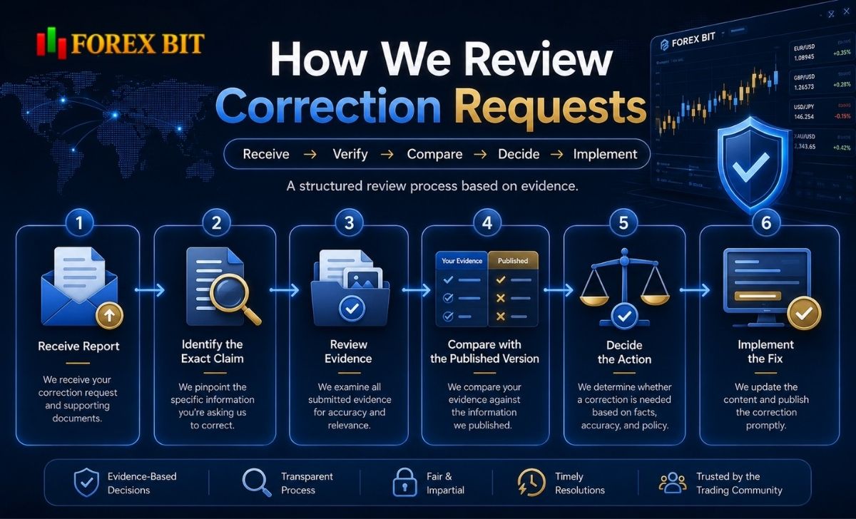 How Forex Bit Reviews Correction Requests