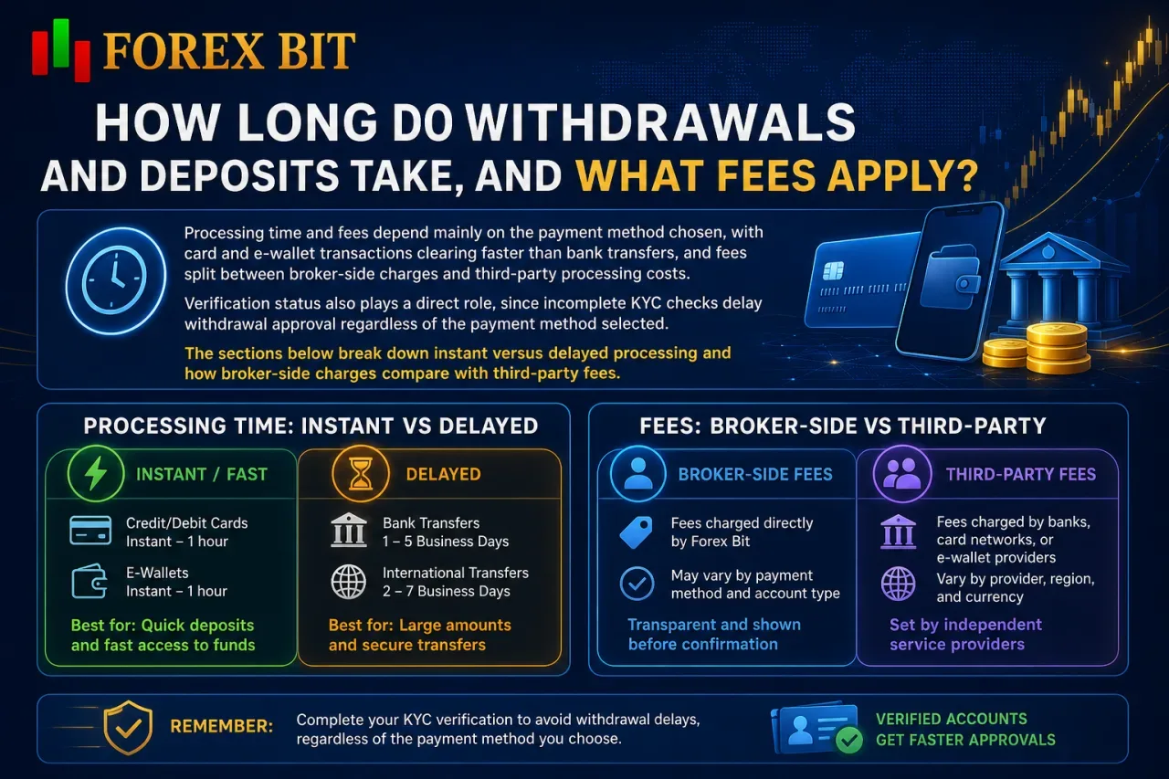 How Long Do Withdrawals and Deposits Take, and What Fees Apply How Long Do Withdrawals and Deposits Take, and What Fees Apply