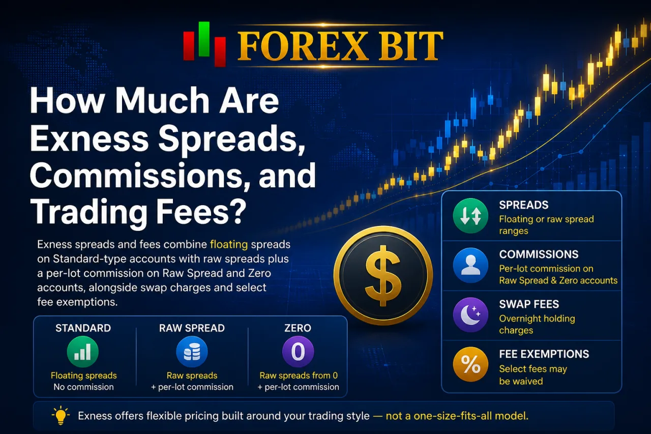 How Much Are Exness Spreads, Commissions, and Trading Fees