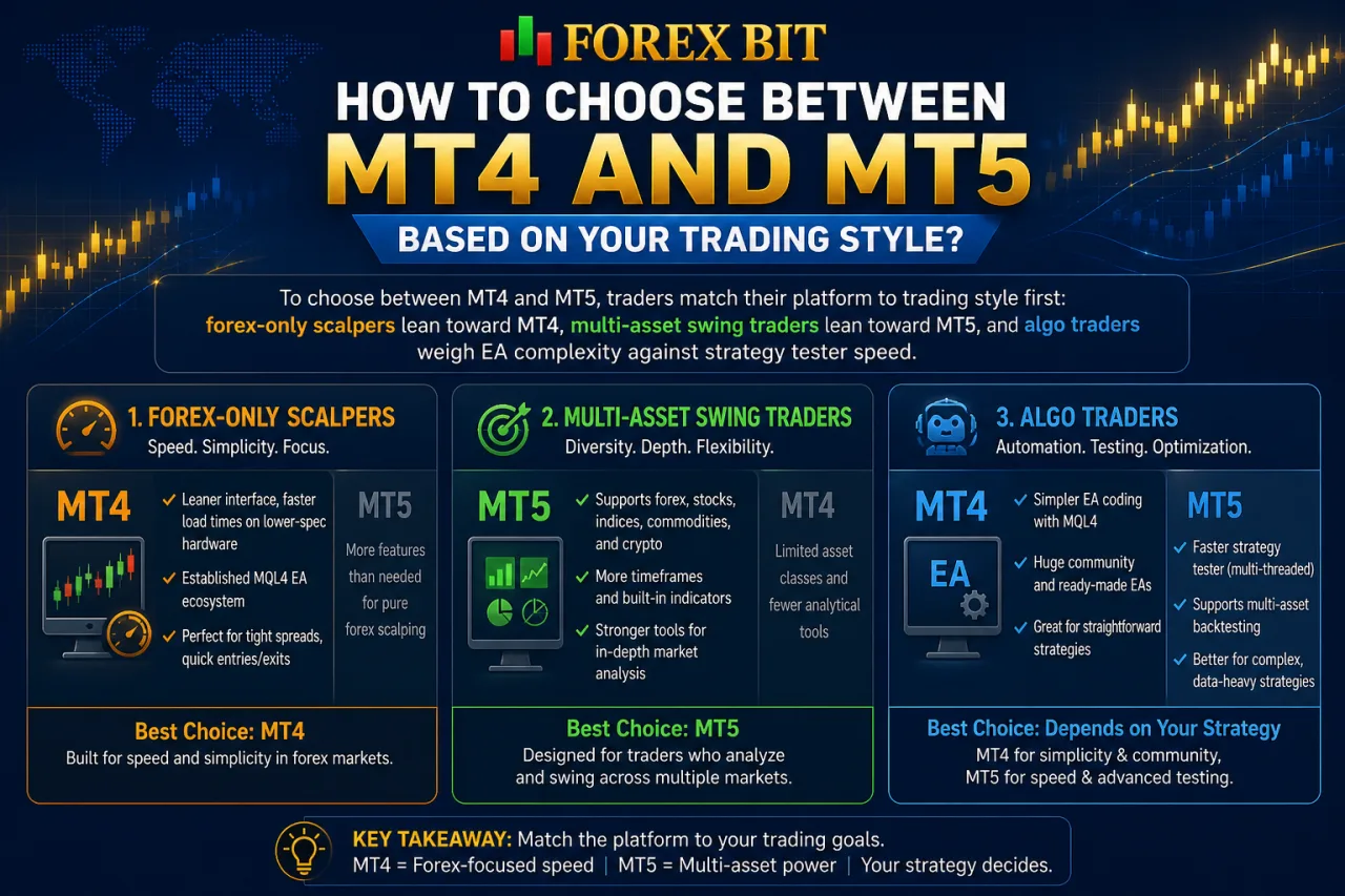 How to Choose Between MT4 and MT5 Based on Your Trading Style How to Choose Between MT4 and MT5 Based on Your Trading Style