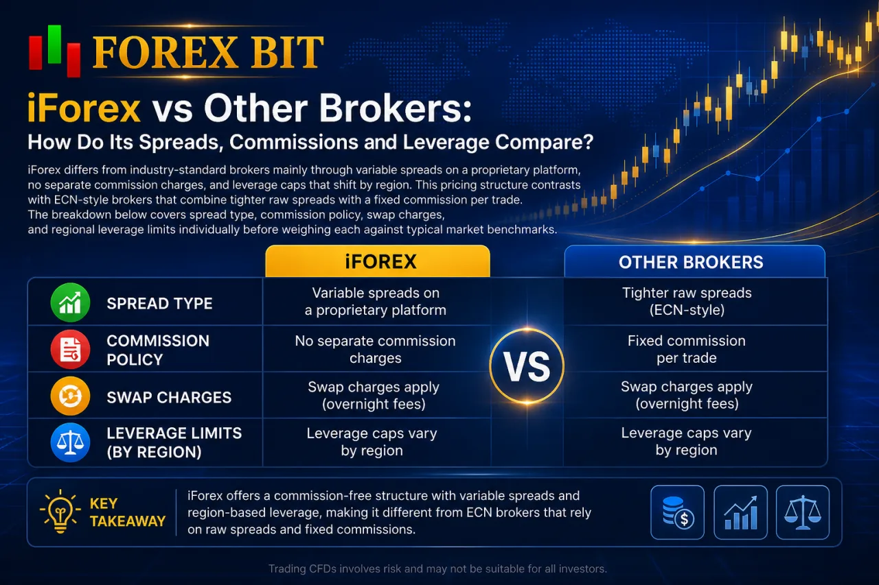 iForex vs Other Brokers: How Do Its Spreads, Commissions and Leverage Compare