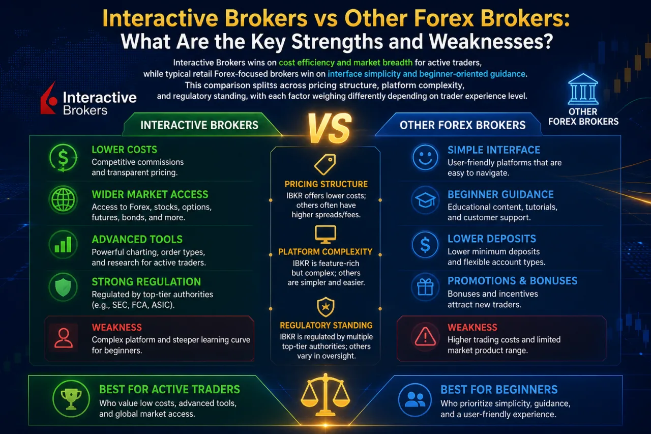 Interactive Brokers vs Other Forex Brokers: What Are the Key Strengths and Weaknesses