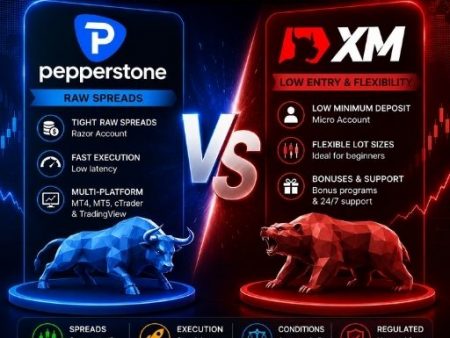 Pepperstone vs XM: Account Types & Trading Conditions