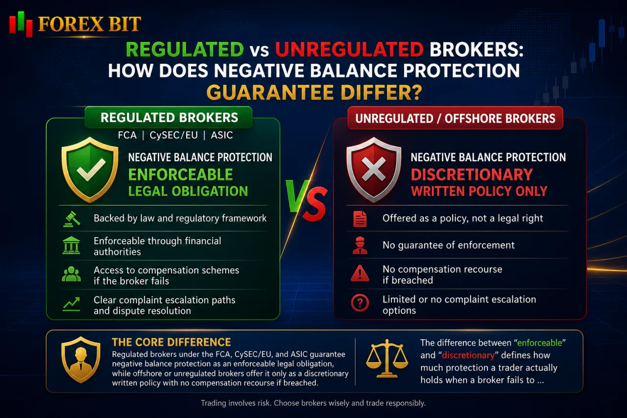 Regulated vs Unregulated Brokers: How Does Negative Balance Protection Guarantee Differ Regulated vs Unregulated Brokers: How Does Negative Balance Protection Guarantee Differ