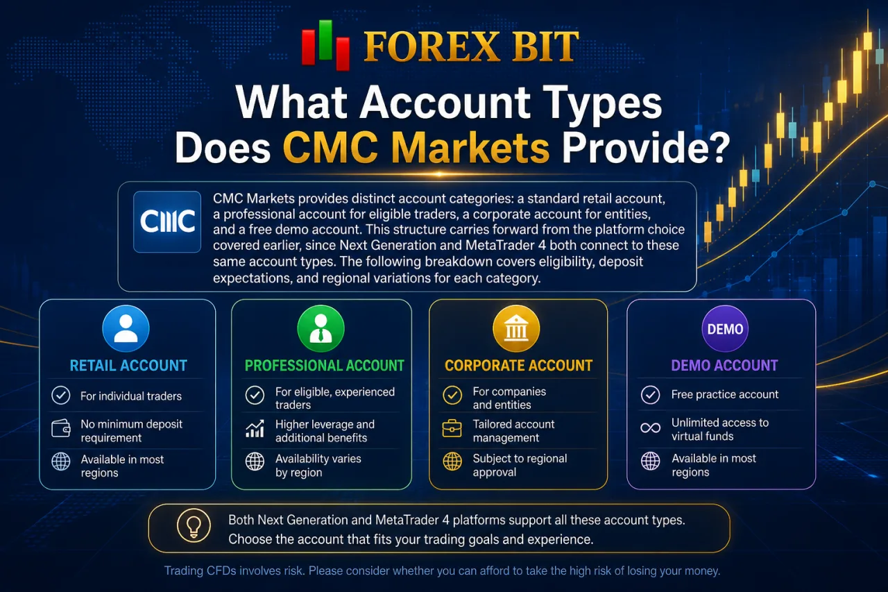 What Account Types Does CMC Markets Provide