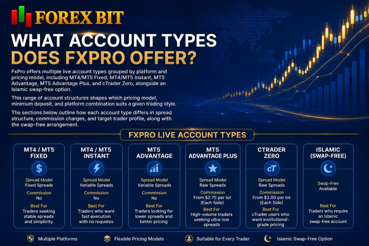 What Account Types Does FxPro Offer