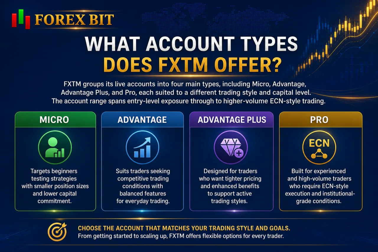 What Account Types Does FXTM Offer