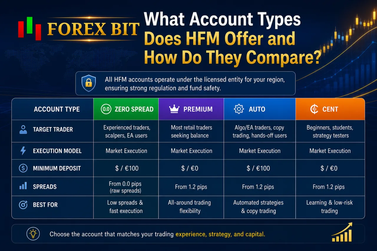 What Account Types Does HFM Offer and How Do They Compare