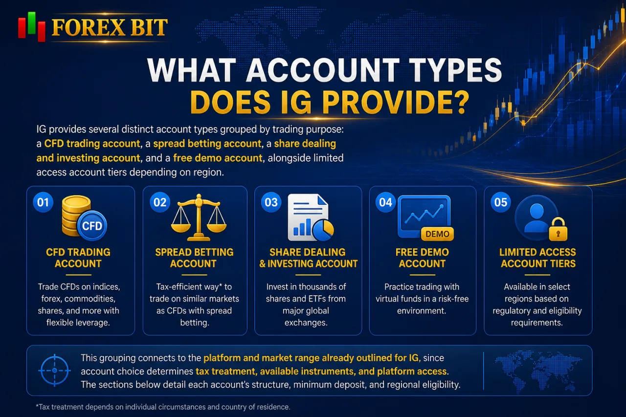 What Account Types Does IG Provide