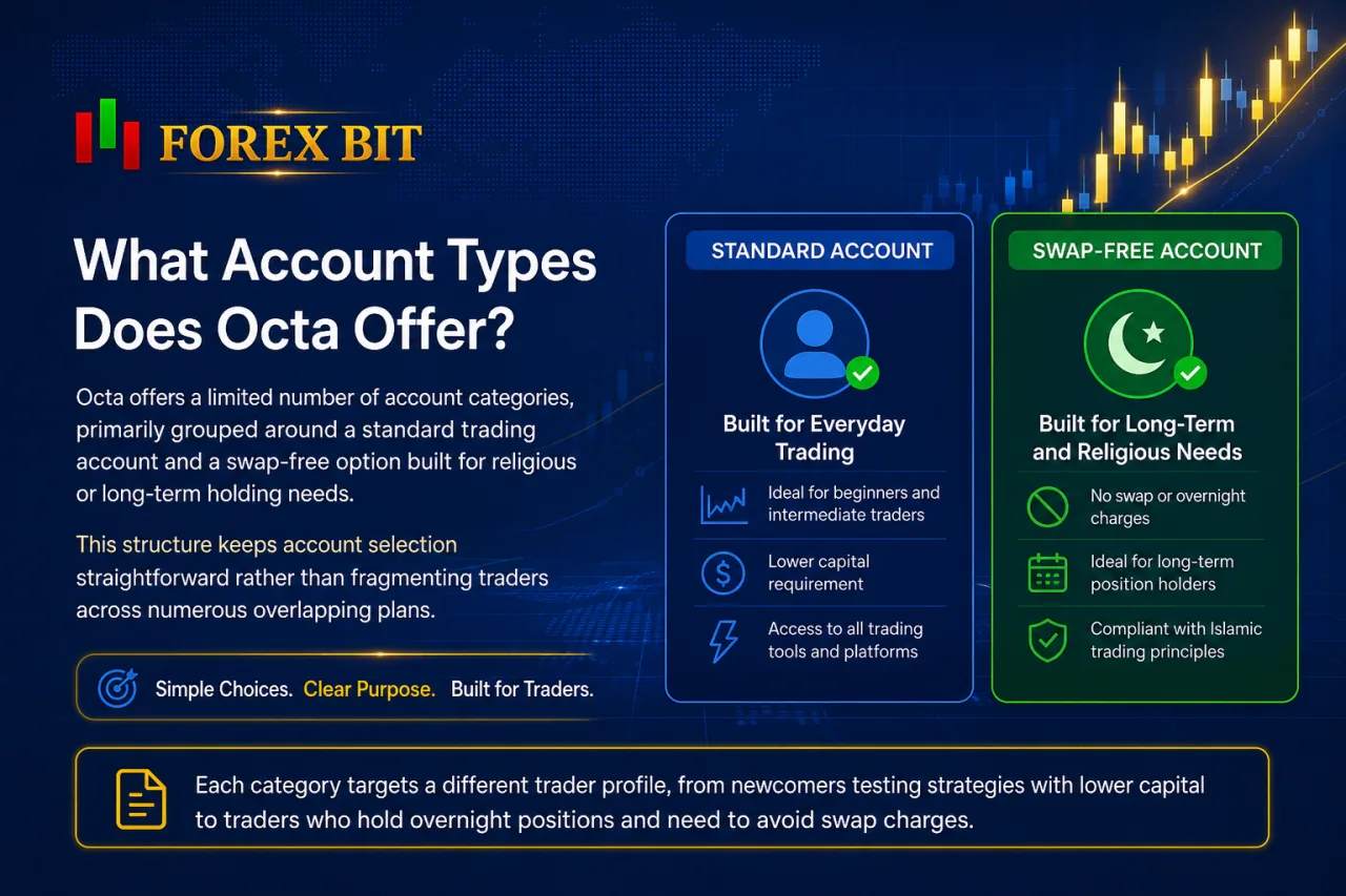 What Account Types Does Octa Offer
