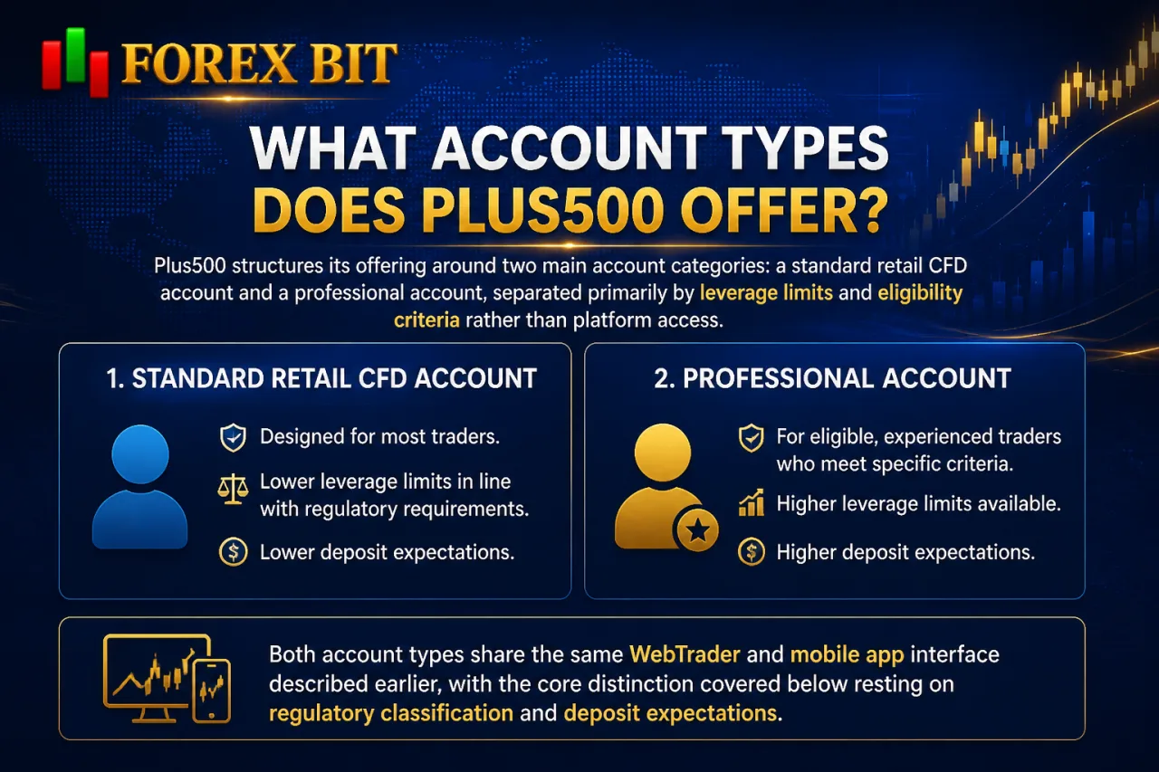 What Account Types Does Plus500 Offer