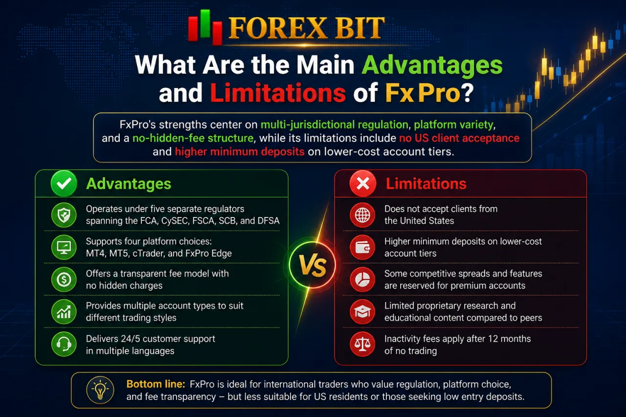 What Are the Main Advantages and Limitations of FxPro