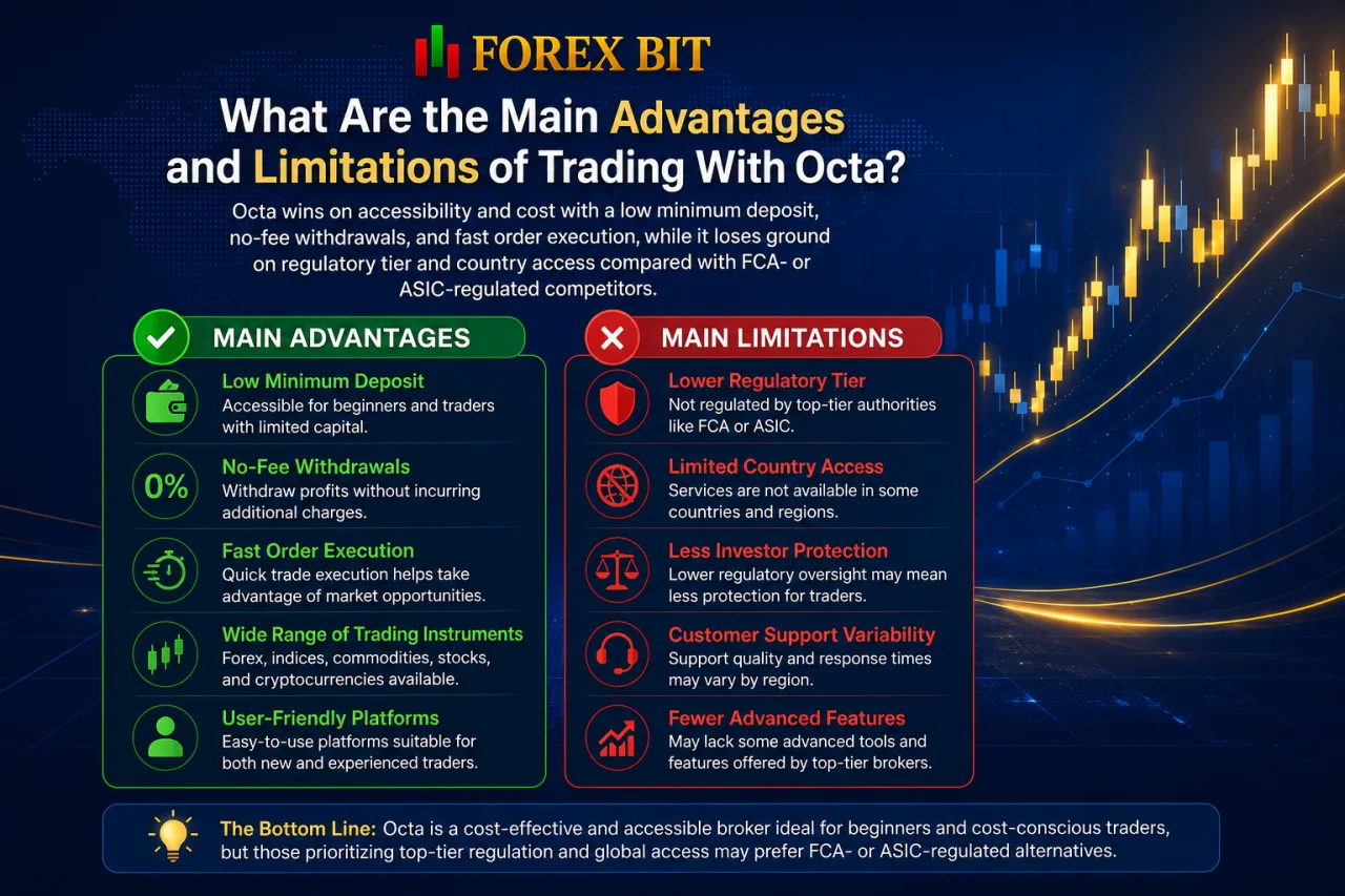 What Are the Main Advantages and Limitations of Trading With Octa