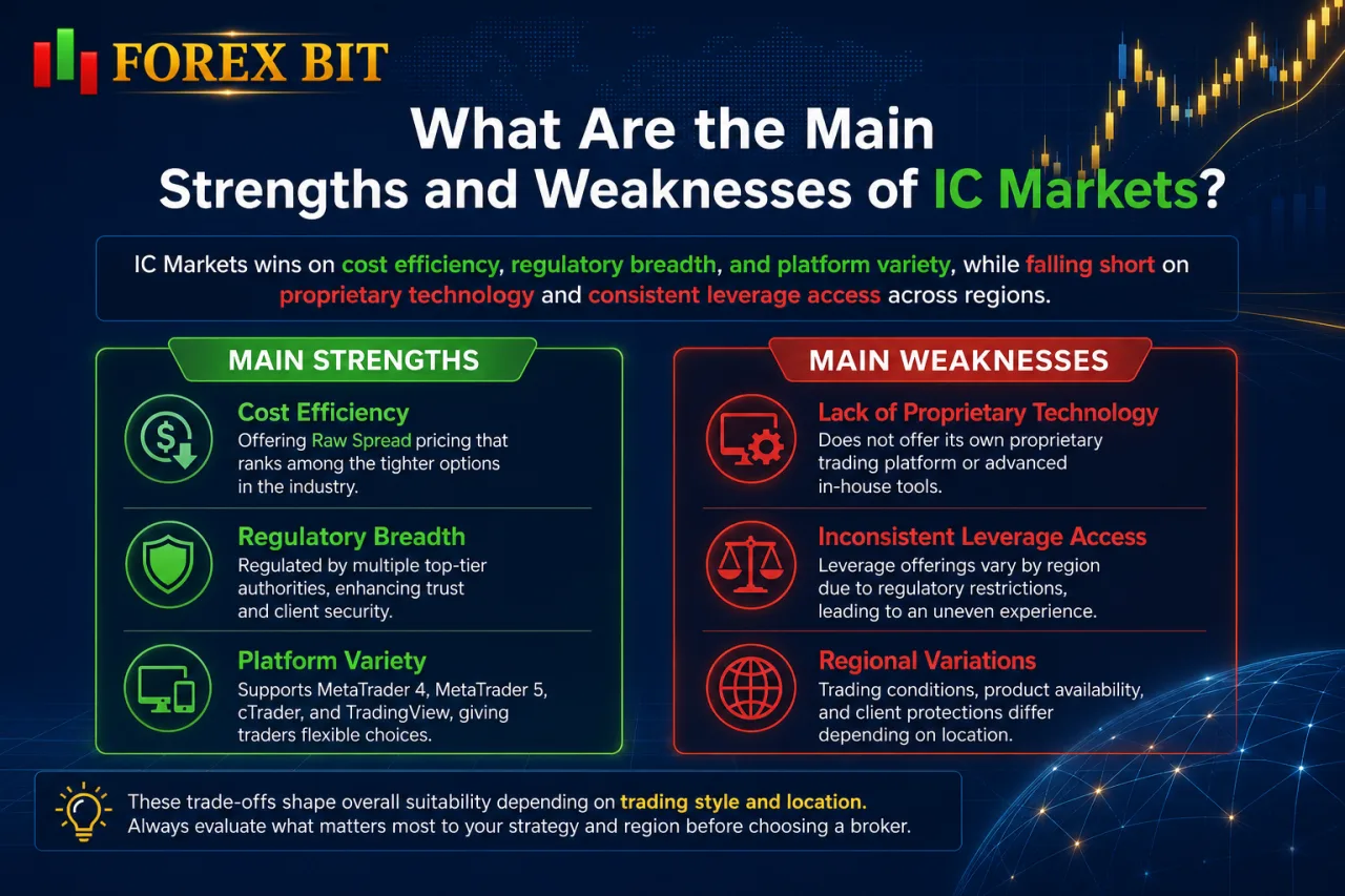 What Are the Main Strengths and Weaknesses of IC Markets