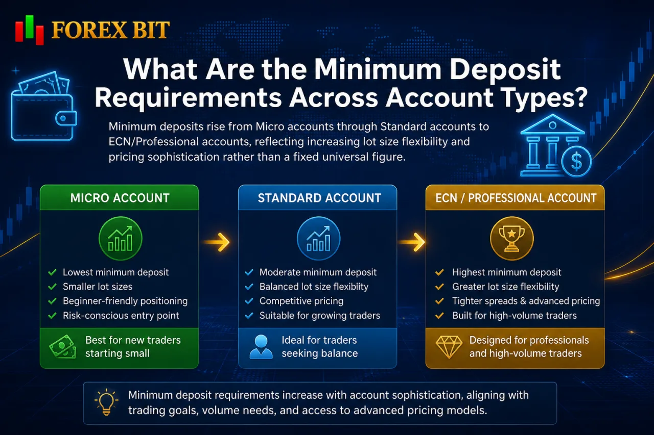 What Are the Minimum Deposit Requirements Across Account Types What Are the Minimum Deposit Requirements Across Account Types