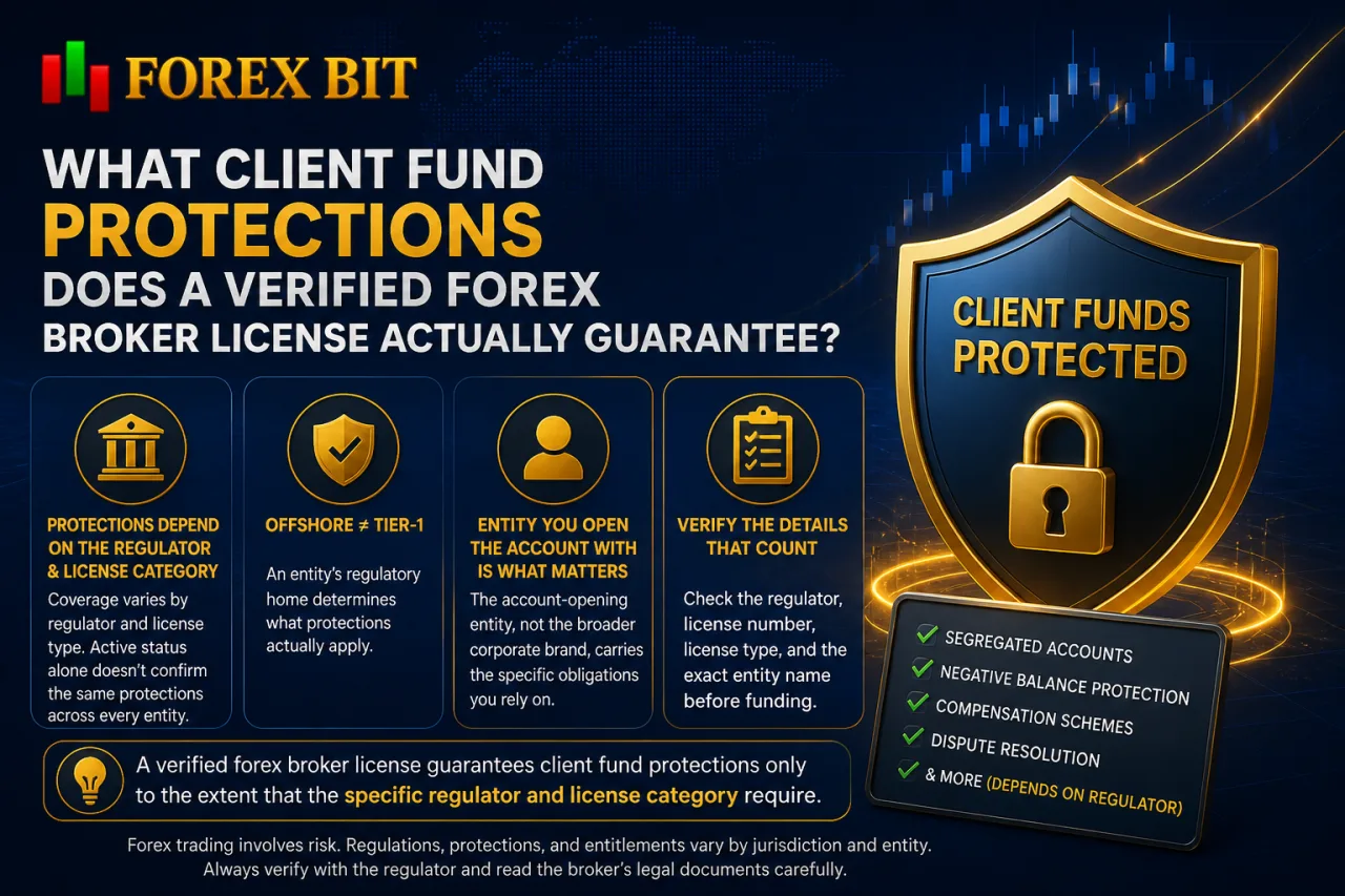 What Client Fund Protections Does a Verified Forex Broker License Actually Guarantee