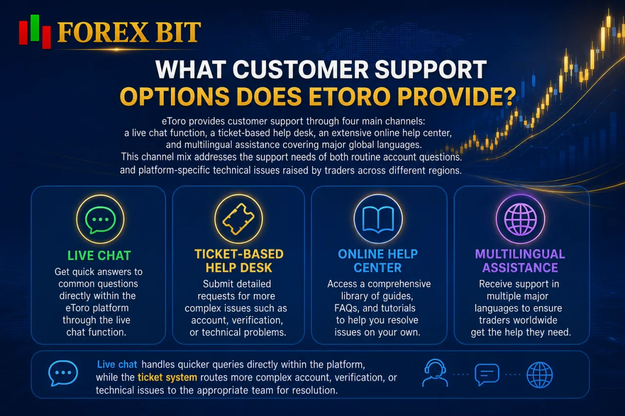 What Customer Support Options Does eToro Provide