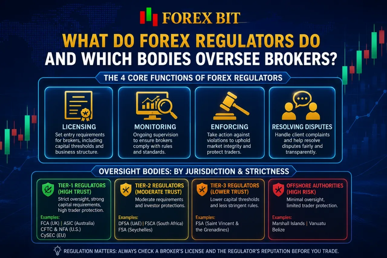What Do Forex Regulators Do and Which Bodies Oversee Brokers