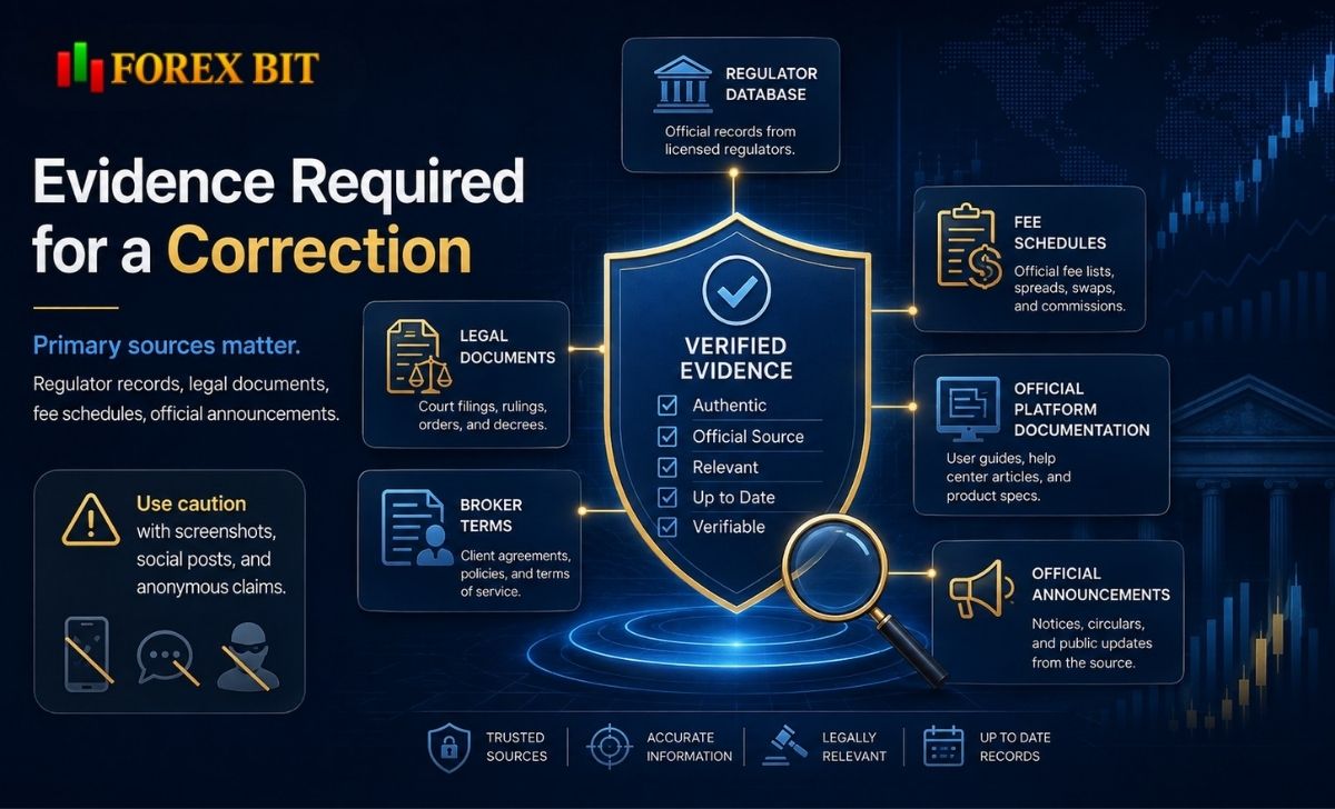 What Evidence Is Required for a Correction?