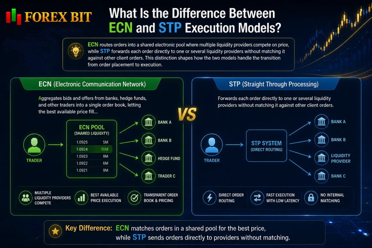 What Is the Difference Between ECN and STP Execution Models