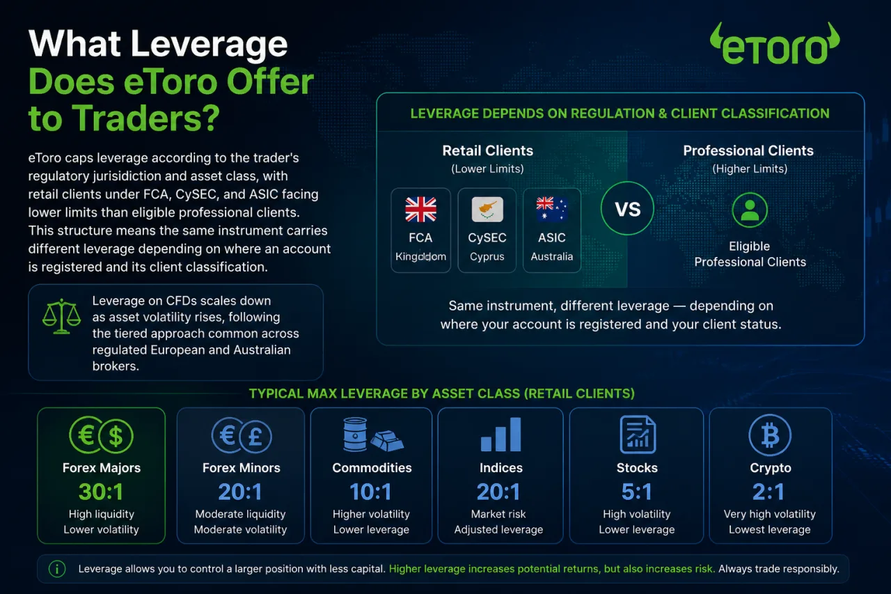 What Leverage Does eToro Offer to Traders