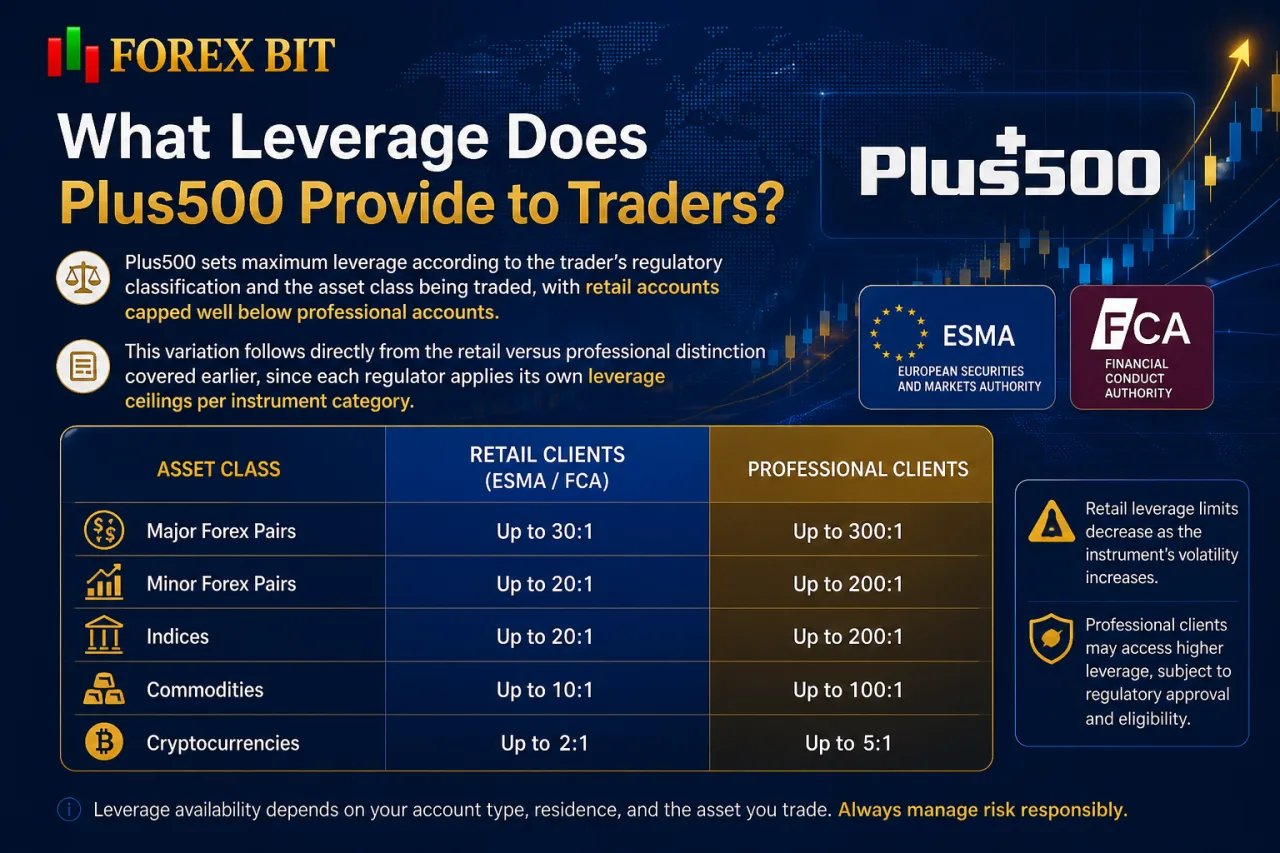 What Leverage Does Plus500 Provide to Traders