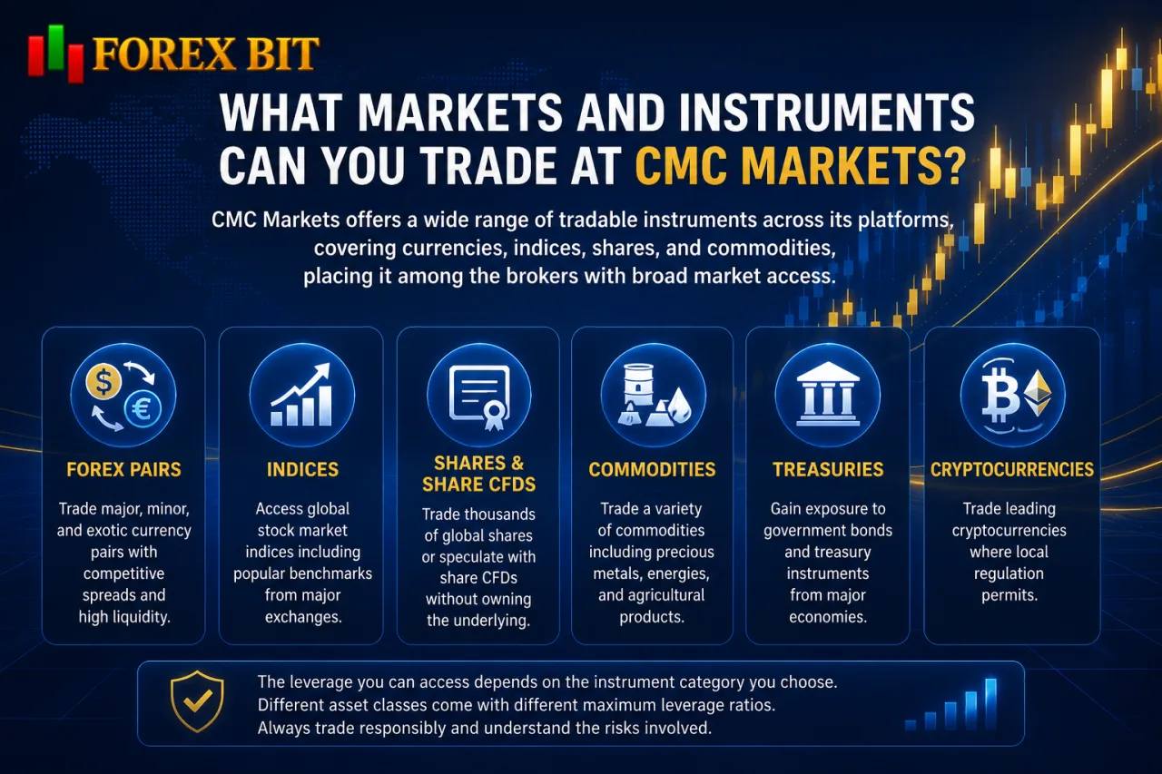 What Markets and Instruments Can You Trade at CMC Markets