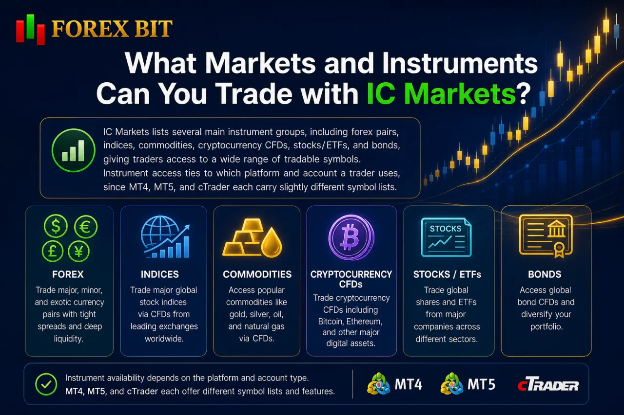 What Markets and Instruments Can You Trade with IC Markets
