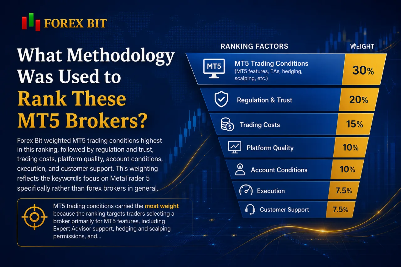 What Methodology Was Used to Rank These MT5 Brokers