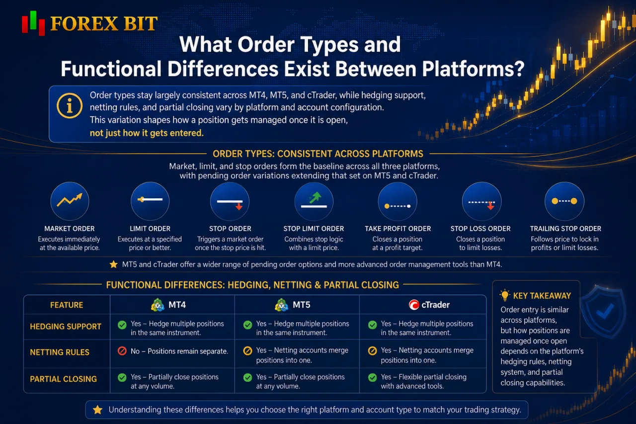 What Order Types and Functional Differences Exist Between Platforms What Order Types and Functional Differences Exist Between Platforms