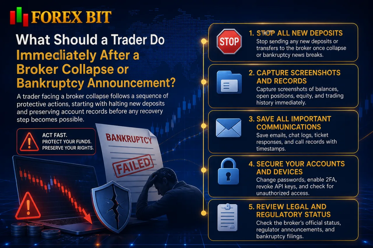 What Should a Trader Do Immediately After a Broker Collapse or Bankruptcy Announcement What Should a Trader Do Immediately After a Broker Collapse or Bankruptcy Announcement