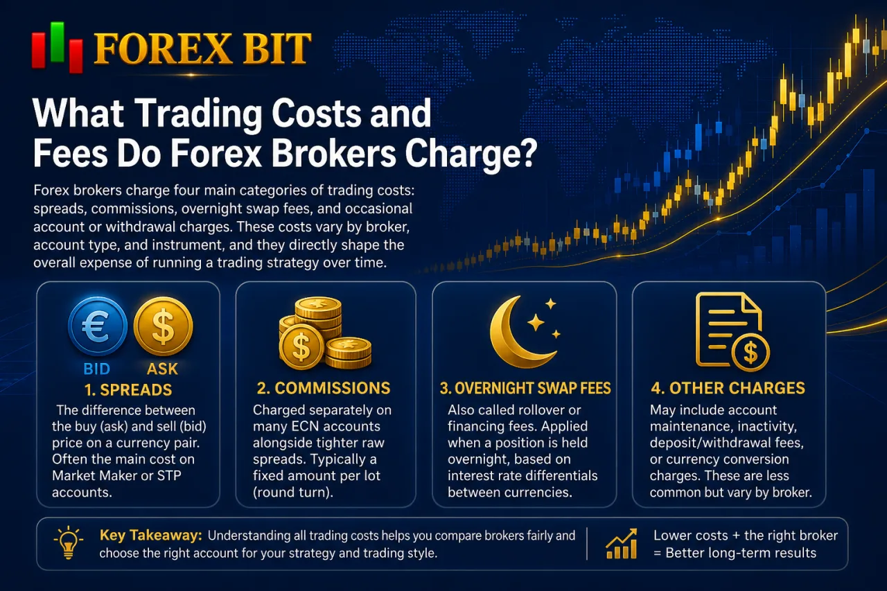 What Trading Costs and Fees Do Forex Brokers Charge What Trading Costs and Fees Do Forex Brokers Charge