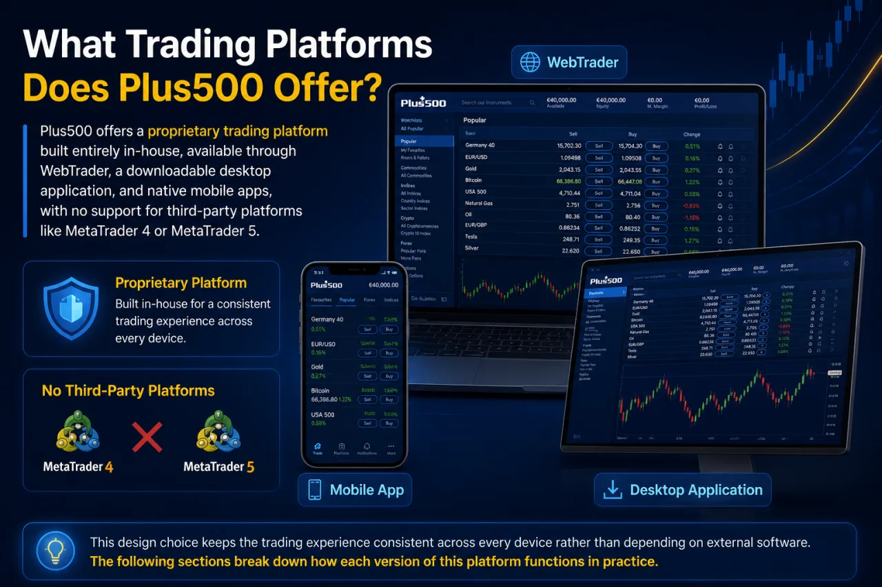 What Trading Platforms Does Plus500 Offer