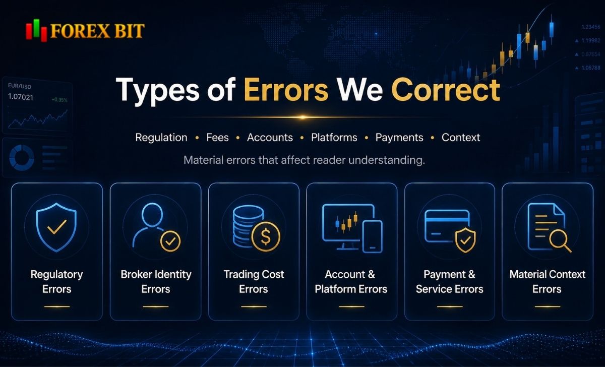 What Types of Errors Do We Correct?