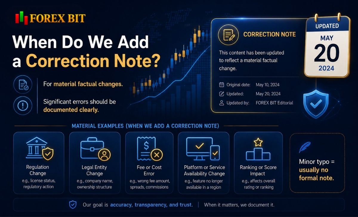 When Do We Add a Correction Note?