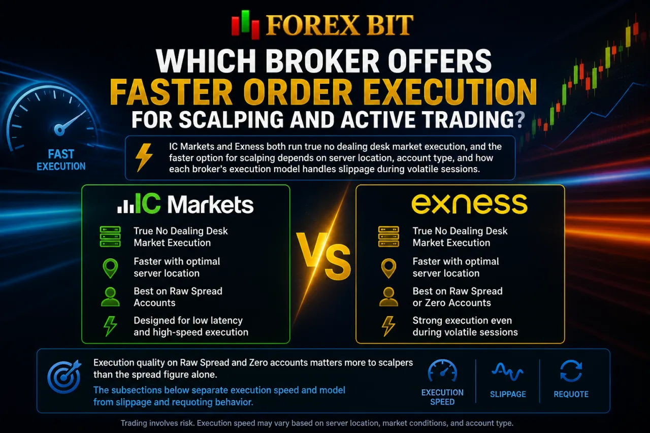 Which Broker Offers Faster Order Execution for Scalping and Active Trading
